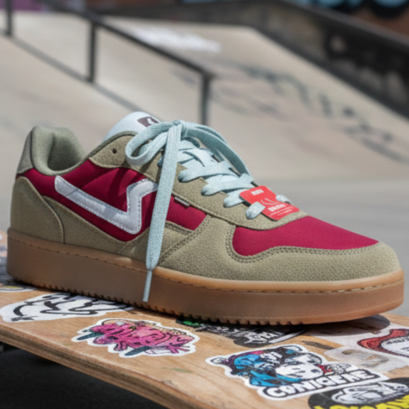 Paredes casual beige-burdeos 40/46