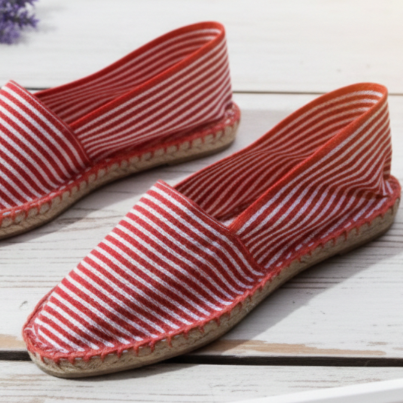 Alpargata rayas rojas 36/41