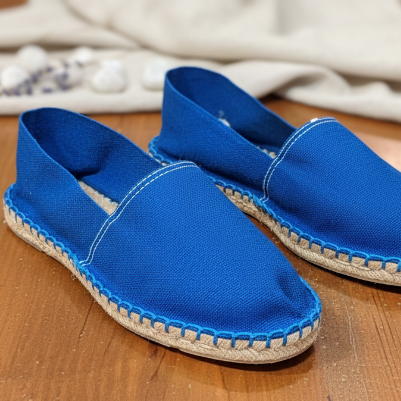Alpargata suela de goma azulon 36/41