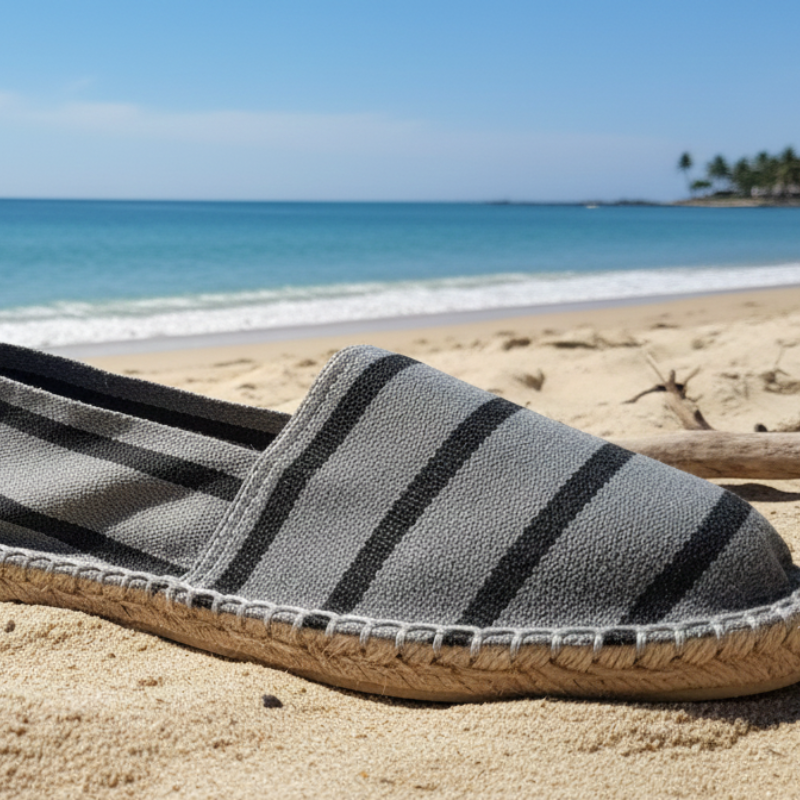 Alpargata rayas gris 36/46