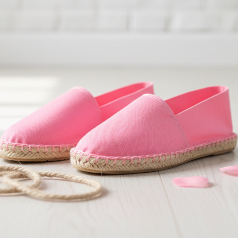 Alpargata  Rosa  suela de goma 36/41