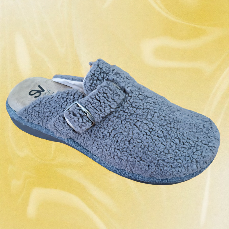 Confort Zueco Teddy gris 40/46