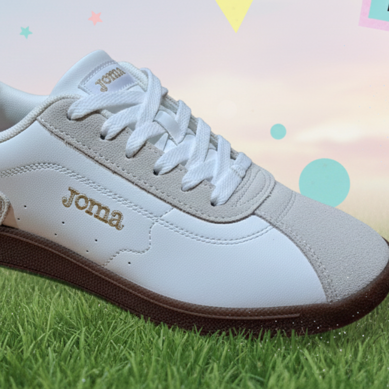 Deportivo casual Joma blanco/marron 36/41