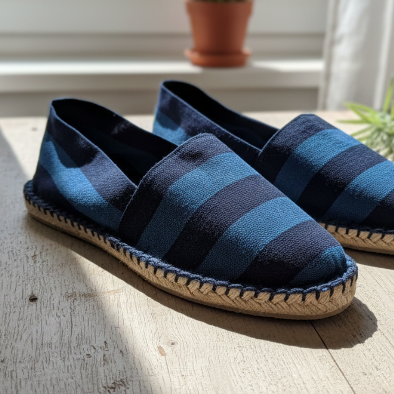 Alpargatas rayas azules 41/46