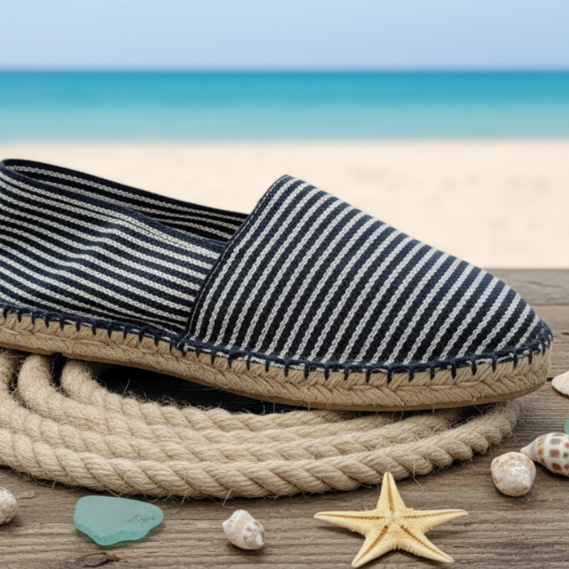 Alpargata raya fina azul 36/46