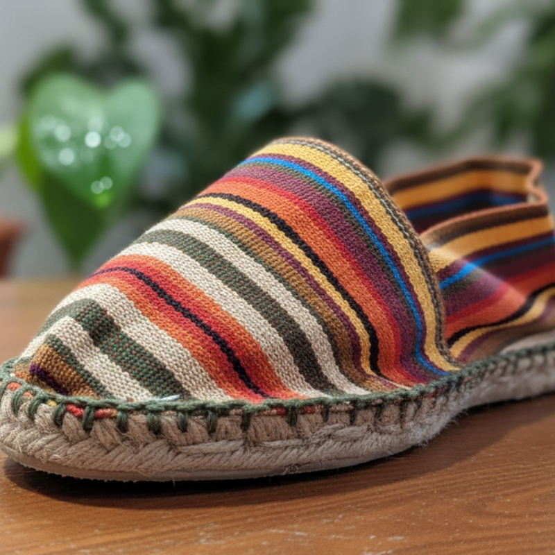 Alpargatas rayas naranjas 36/41