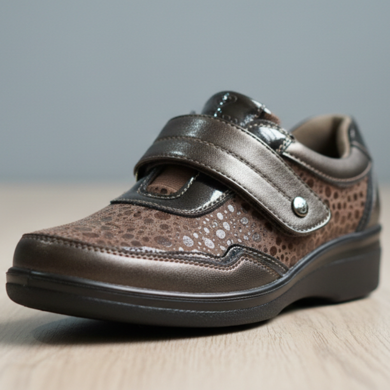 Zapato velcro  animal print 36/41