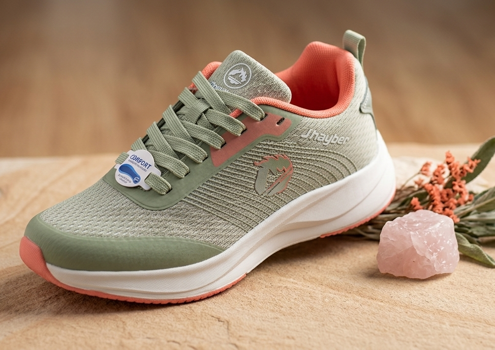 Deportivo jhayber verde/naranja 36/41