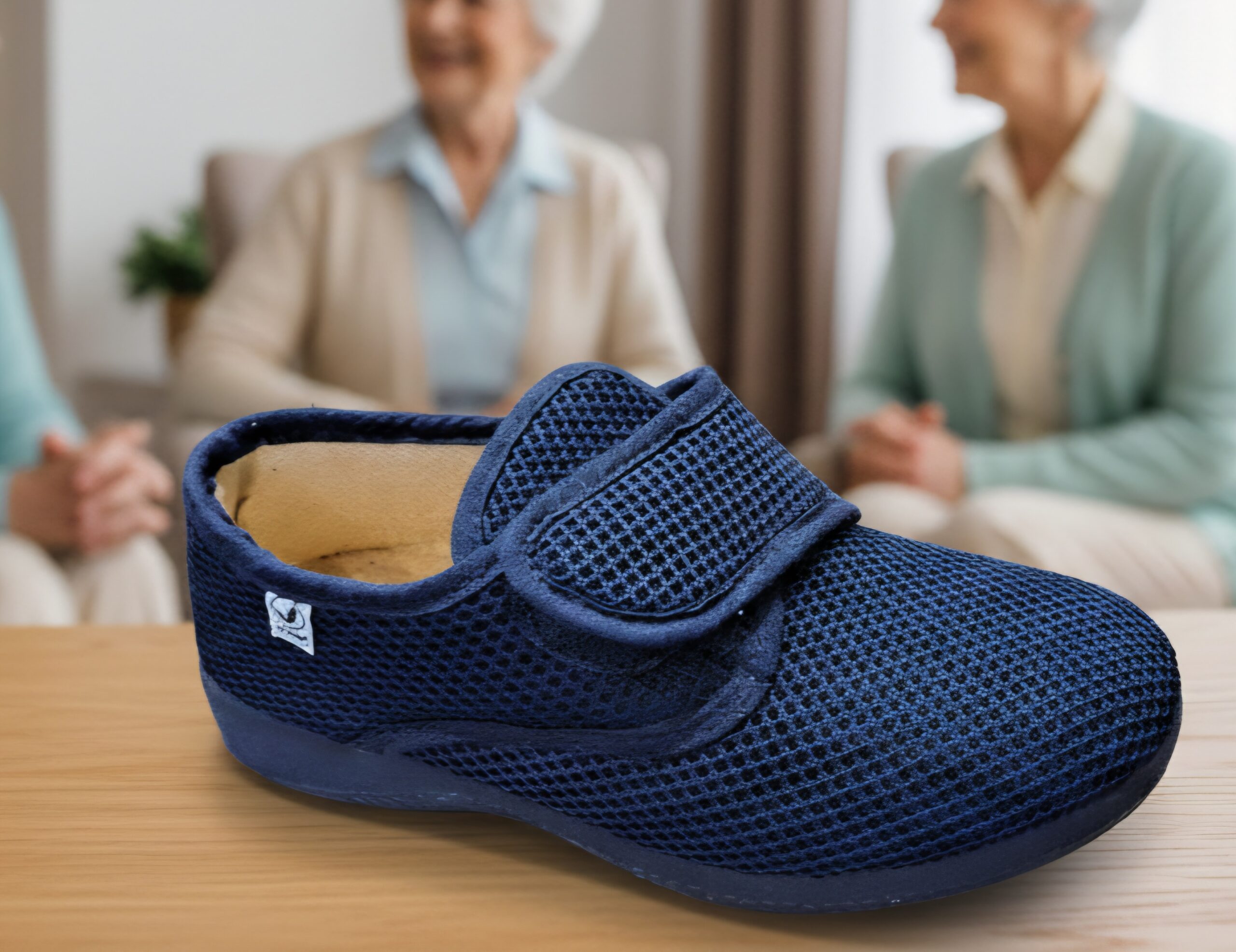 Ancho especial velcro azul 35/41