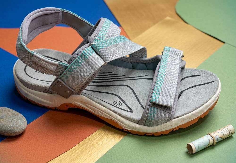 Sandalia deportiva gris/azul 36/41