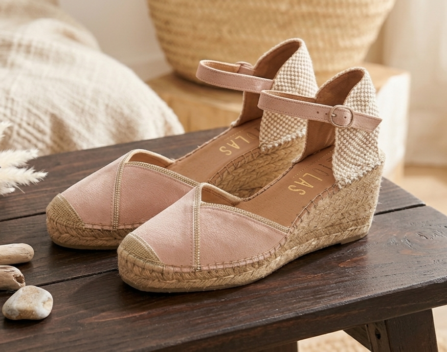 Alpargata nude brillos 36/41