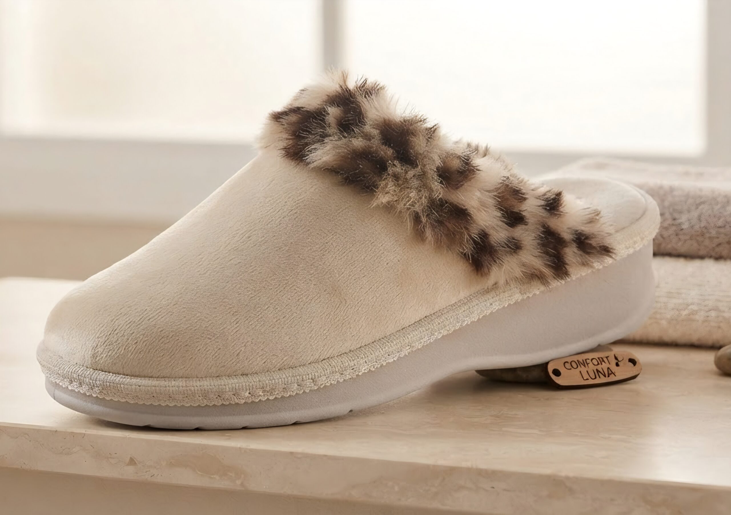 Confort cuña borde leopardo 35/41